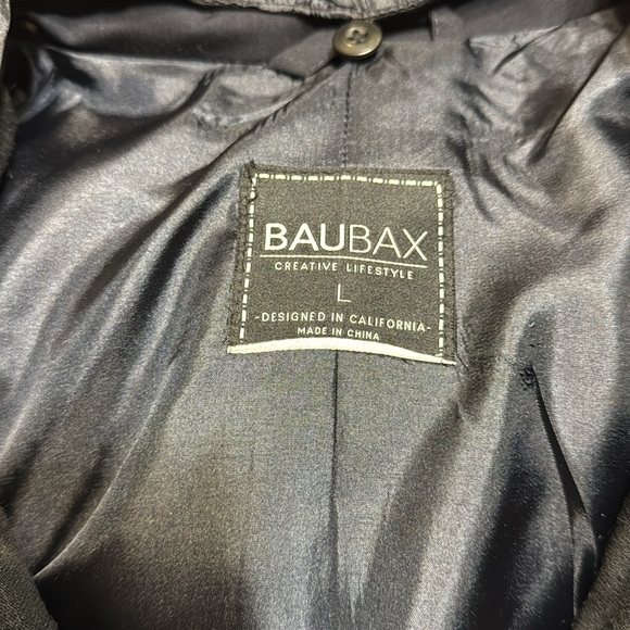 Navy Blue Baubax Travel Blazer with Removable Hood and Gloves 42R - Picture 3 of 12